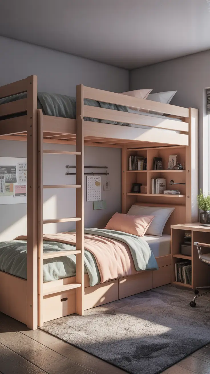 college dorm room ideas 2026 Lofted Beds College Dorm Room Ideas Simple And Cute