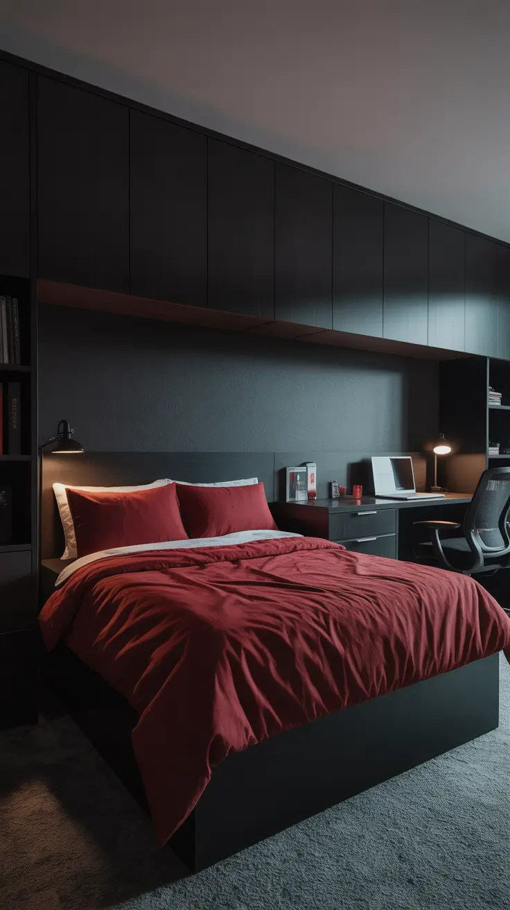 college dorm room ideas 2026 Modern Dark Minimalist College Dorm Room Ideas Simple And Cute