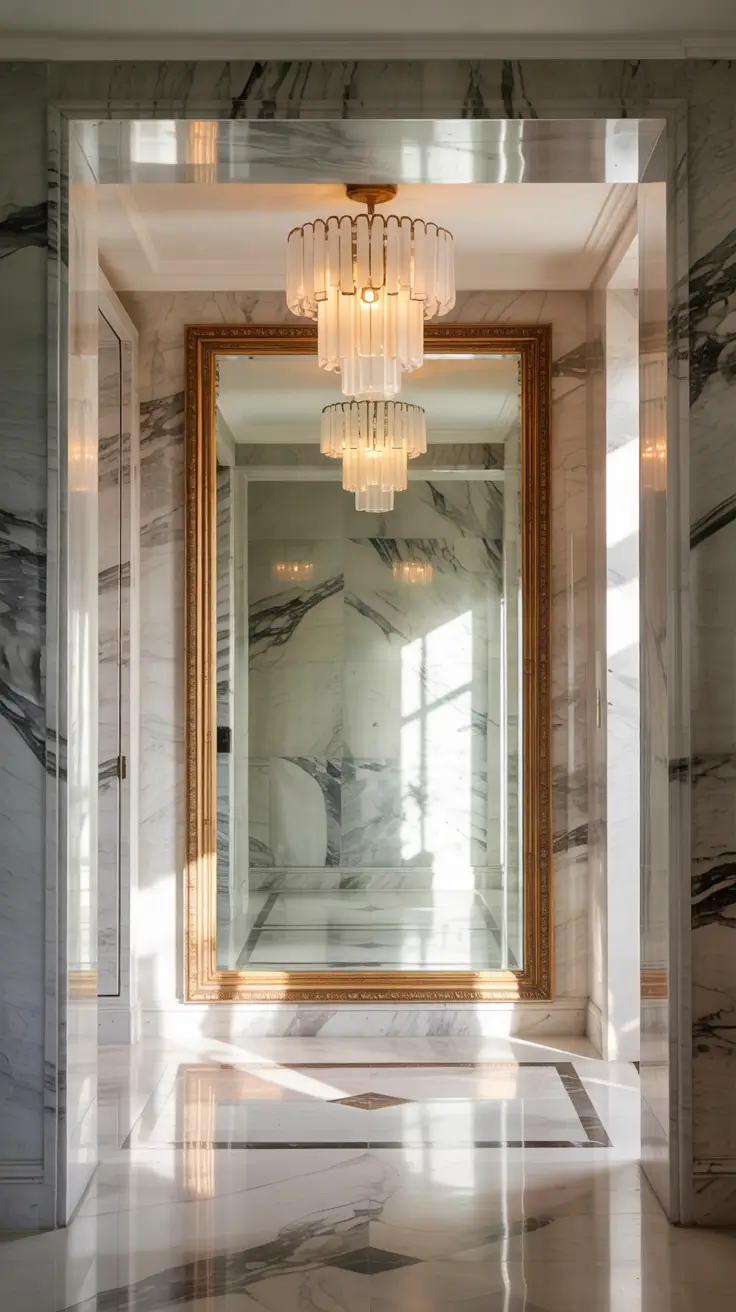 entryways remodel ideas 2026 Entryways With Mirrors And Light Fixture Drama