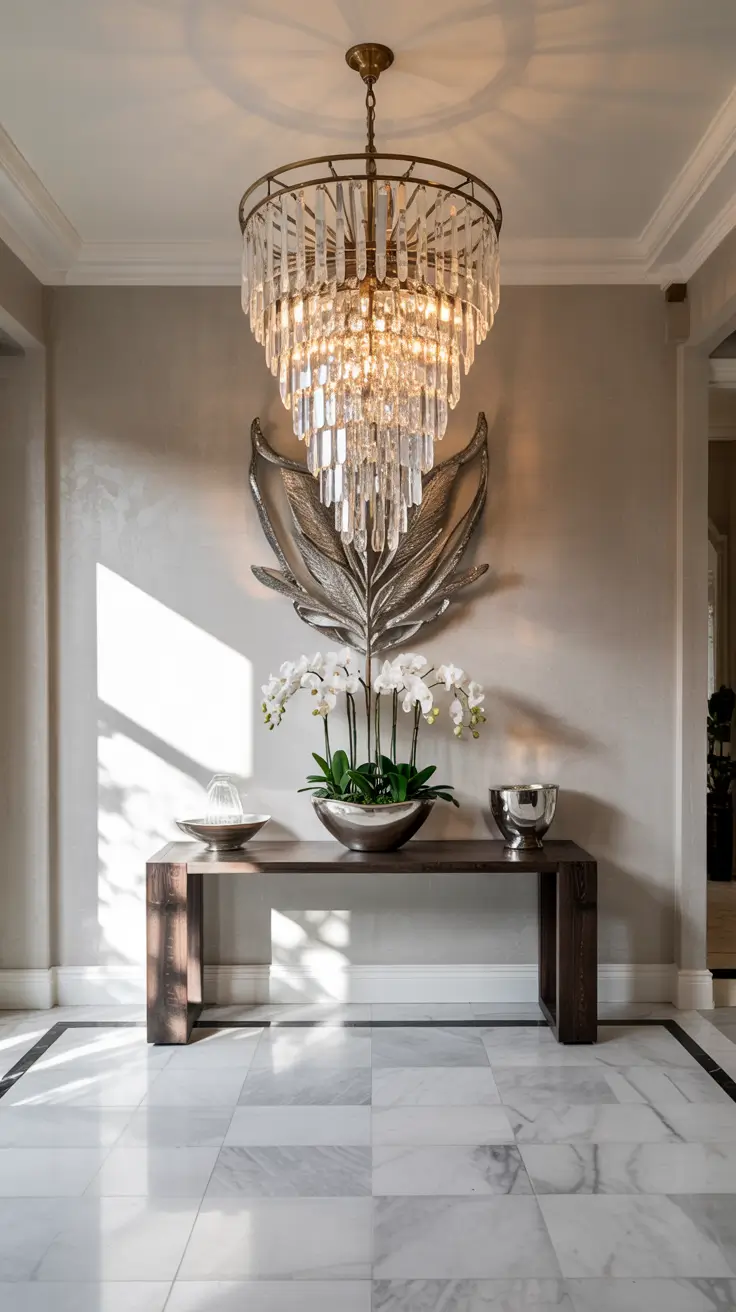 entryways remodel ideas 2026 Foyer Ideas With Chandelier Elegance