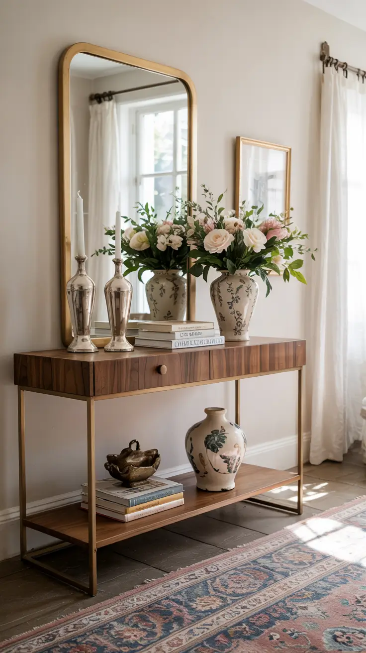 entryways remodel ideas 2026 Console Table Entryways Ideas With Table Decor