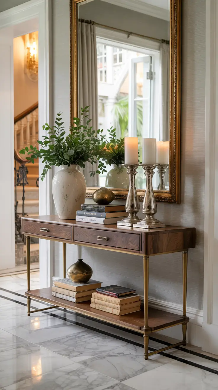 entryways remodel ideas 2026 Console Table Entryways Ideas With Table Decor
