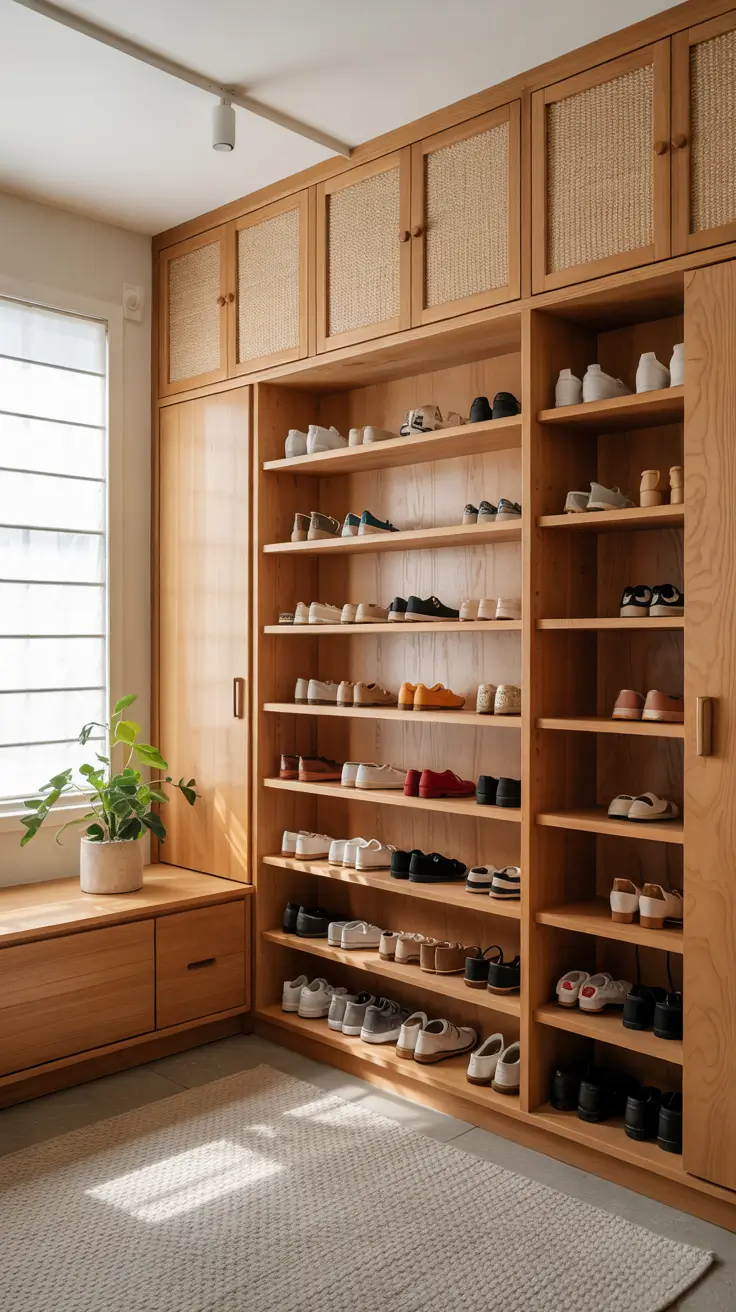 entryways remodel ideas 2026 Shoe Storage Cabinet Designs For Busy Families