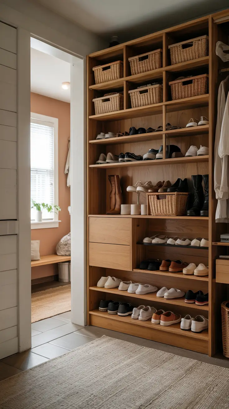 entryways remodel ideas 2026 Shoe Storage Cabinet Designs For Busy Families