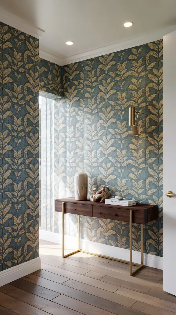 entryways remodel ideas 2026 Entryways With Wallpaper For Bold Character