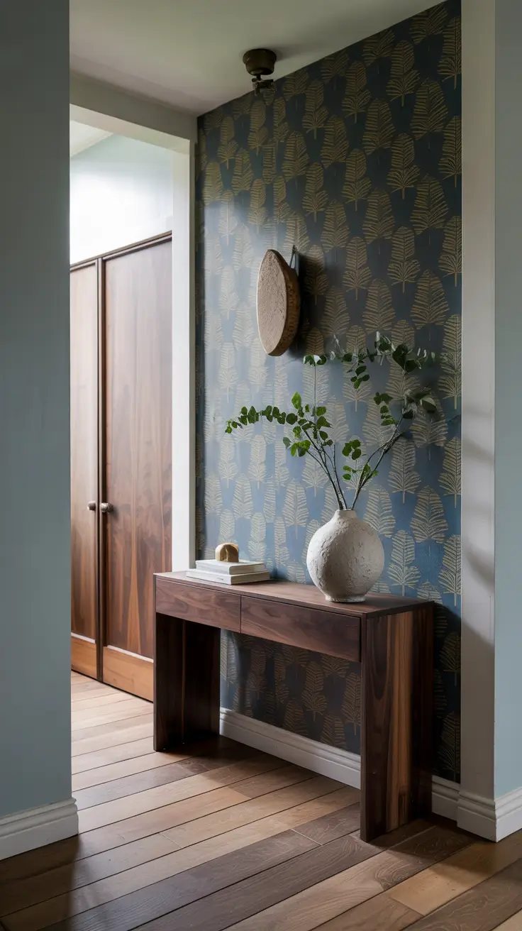 entryways remodel ideas 2026 Entryways With Wallpaper For Bold Character