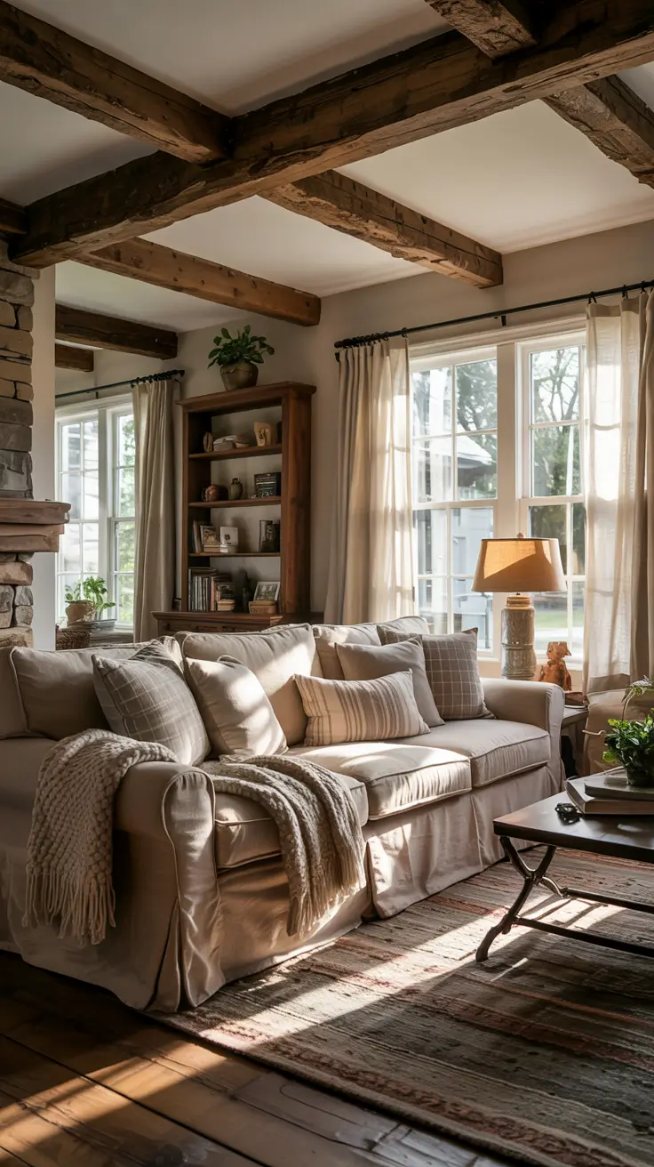 family rooms ideas 2026 11 — Cottage-Style Design Ideas For Cozy Family Rooms With Rustic Touches