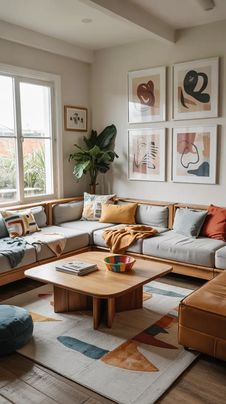 family rooms ideas 2026 20 — Colorful Family Rooms Decorating Ideas With Modern Art