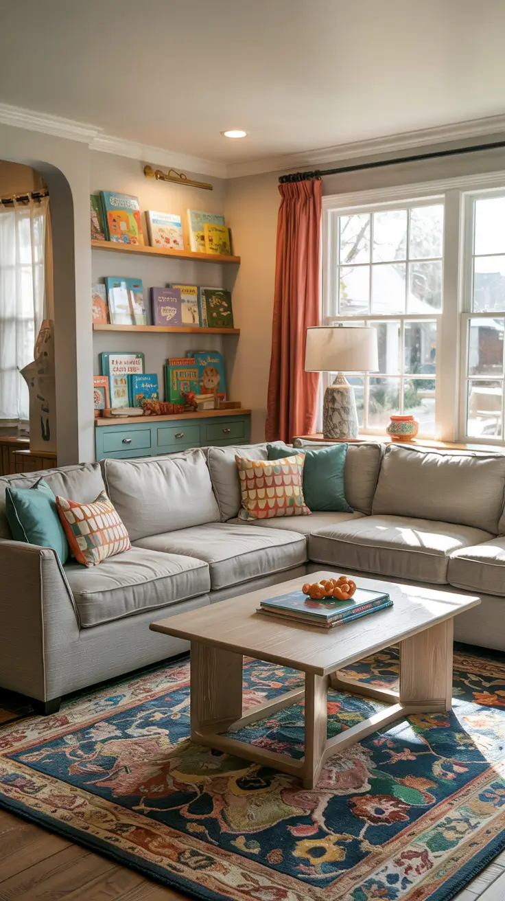 family rooms ideas 2026 20 — Colorful Family Rooms Decorating Ideas With Modern Art