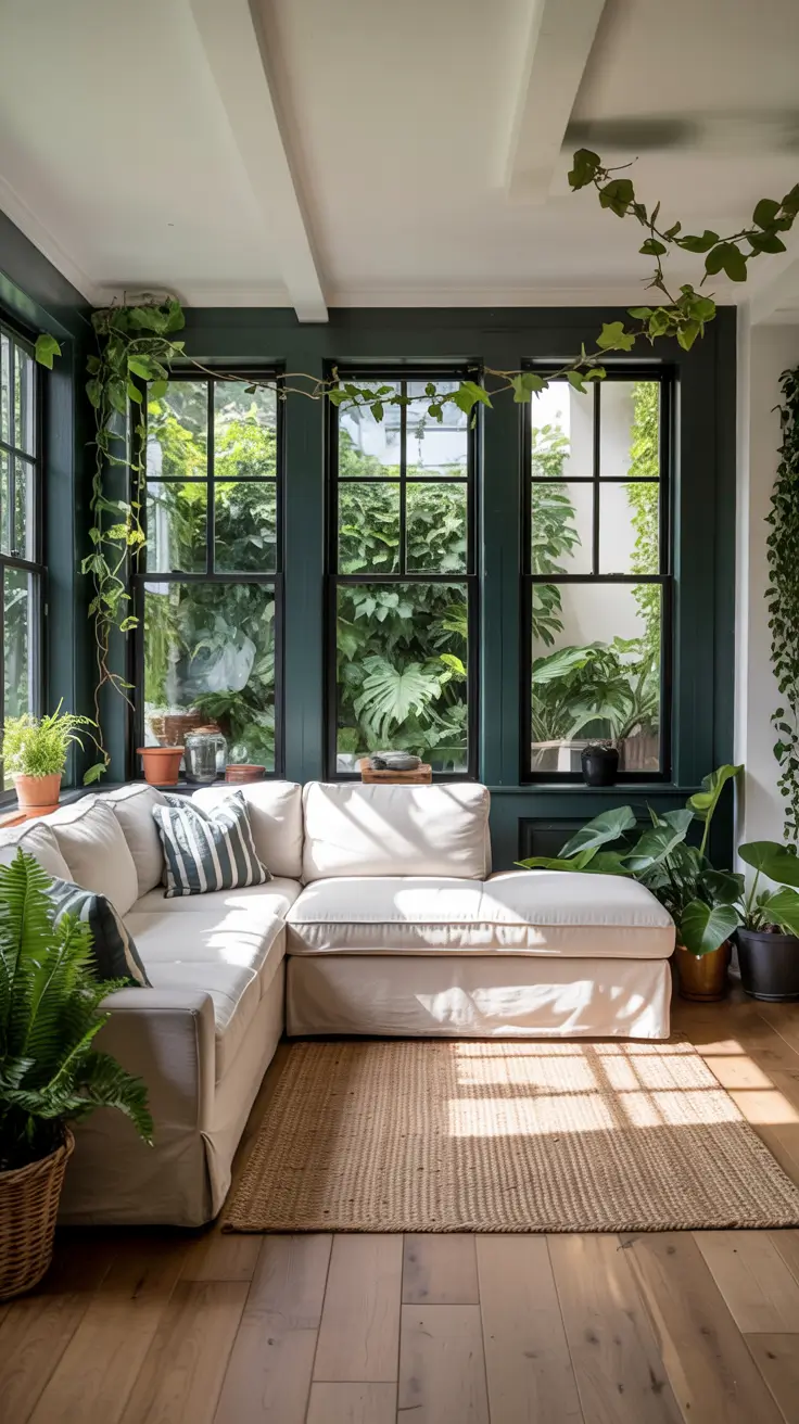 family rooms ideas 2026 23 — Green Family Rooms Decorating Ideas With Natural Textures