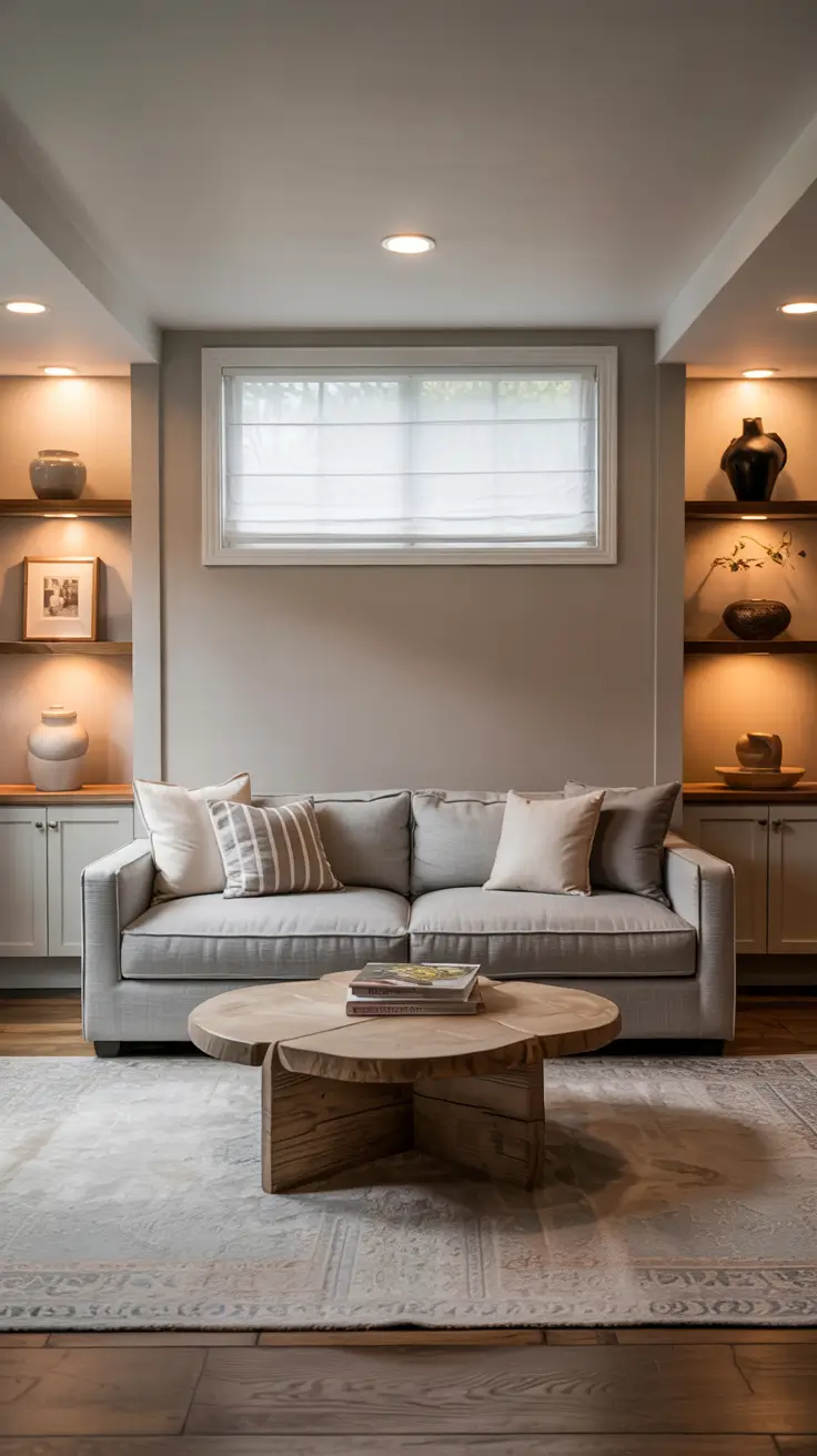 family rooms ideas 2026 25 — Moody Basement Family Rooms Ideas Cozy With Layered Lighting