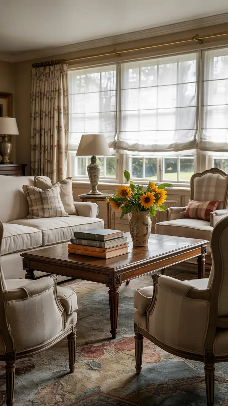 family rooms ideas 2026 26 — Classic Traditional Family Rooms Decorating Ideas With Warm Neutrals