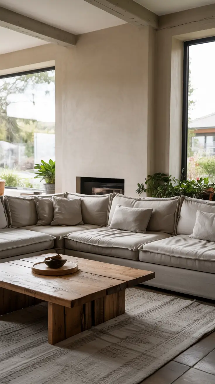 family rooms ideas 2026 27 — Minimal Neutral Family Rooms Ideas With Indoor Outdoor Flow