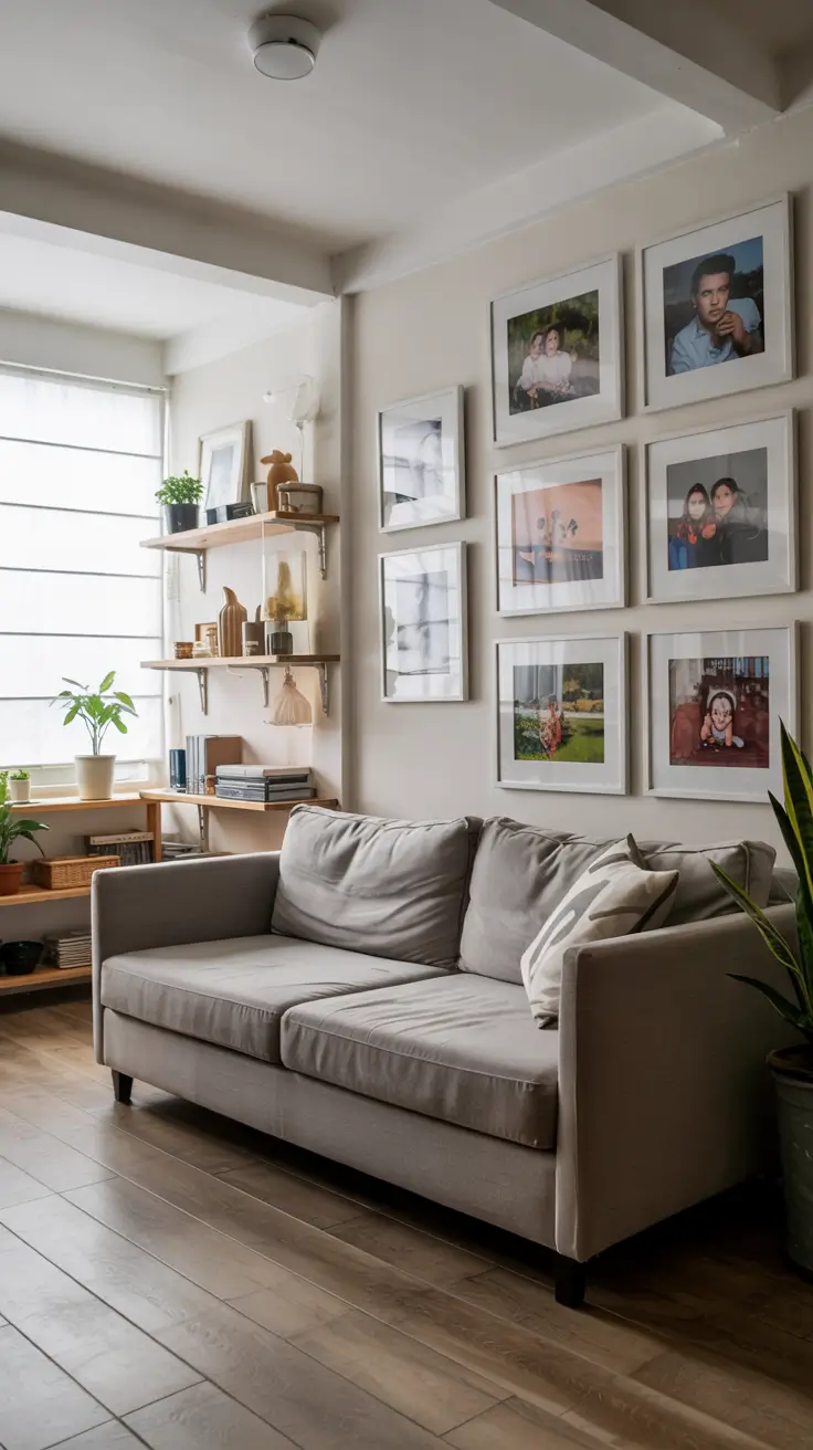 family rooms ideas 2026 03 — Modern Family Picture Wall Ideas Living Rooms Small Spaces Modern