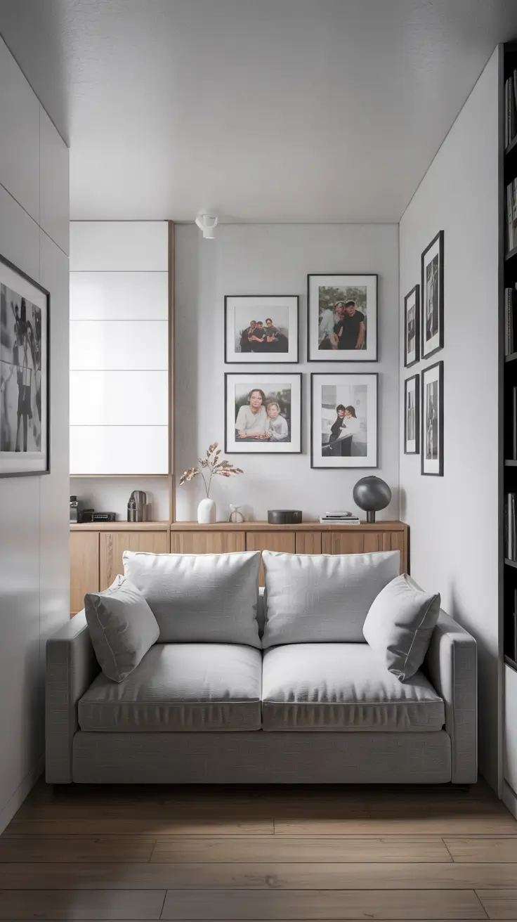 family rooms ideas 2026 03 — Modern Family Picture Wall Ideas Living Rooms Small Spaces Modern