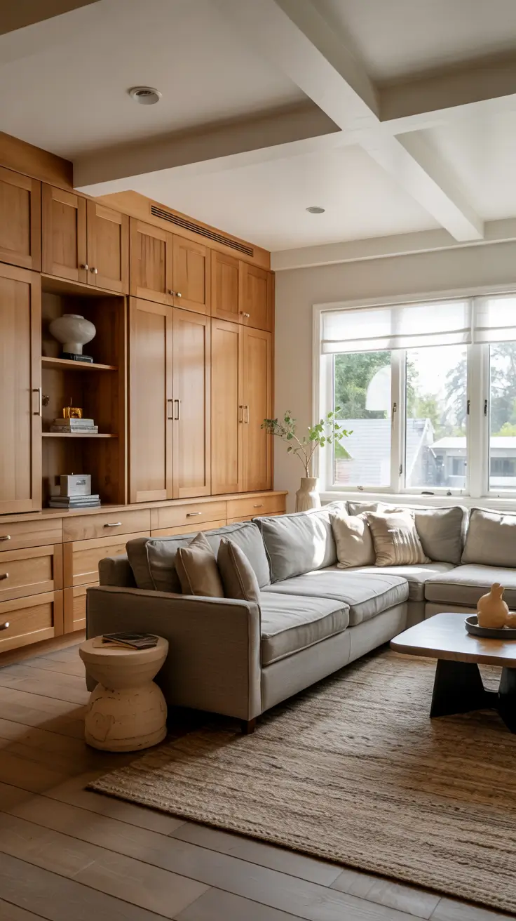 family rooms ideas 2026 08 — Smart Storage Ideas For Family Rooms In Upstairs And Downstairs Spaces