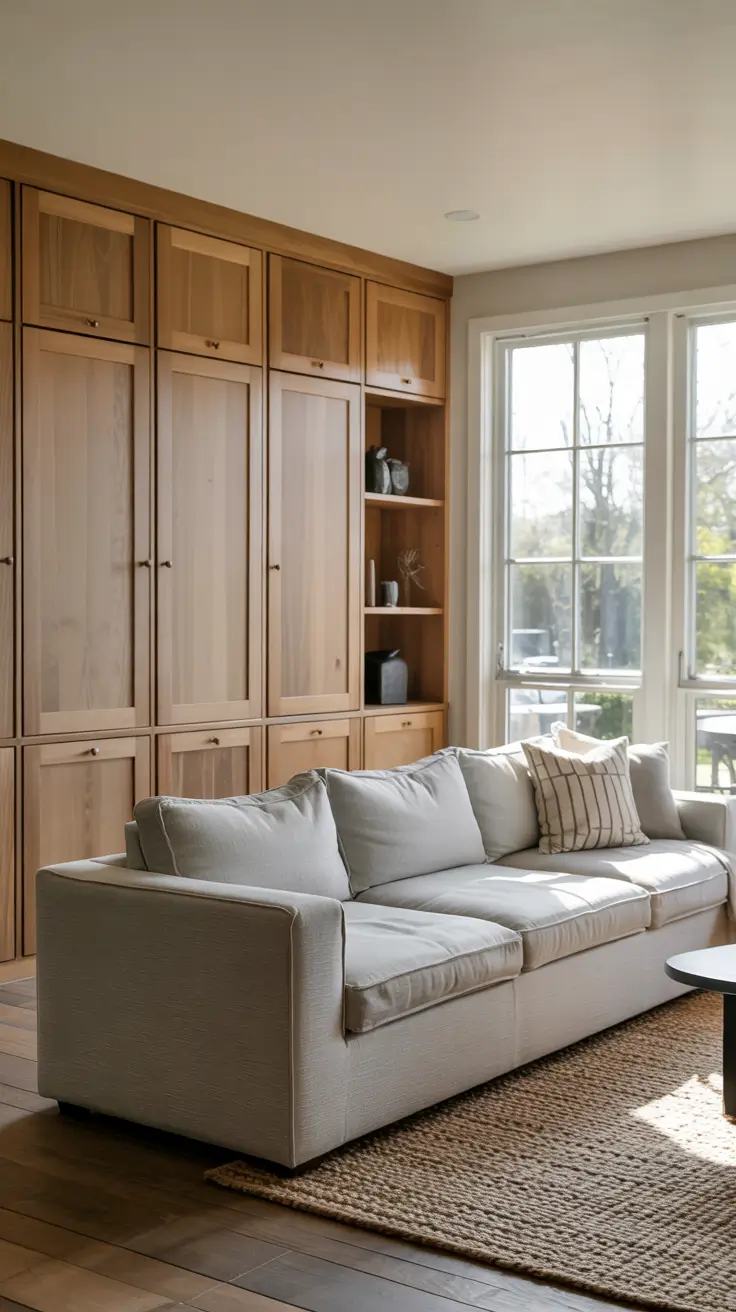 family rooms ideas 2026 08 — Smart Storage Ideas For Family Rooms In Upstairs And Downstairs Spaces