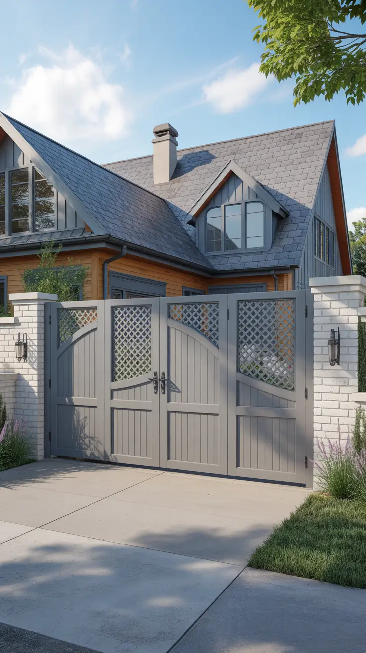 front yard gate ideas 2026 Soft Arch Wood Gates That Balance Privacy And Charm