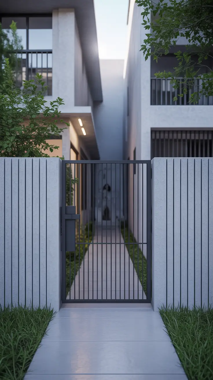 front yard gate ideas 2026 Driveway Gates Designed To Match The Home’s Architecture