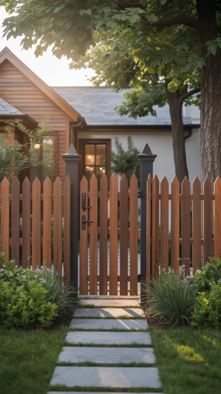 front yard gate ideas 2026 Slim Metal Gates For Narrow Front Yard Walkways