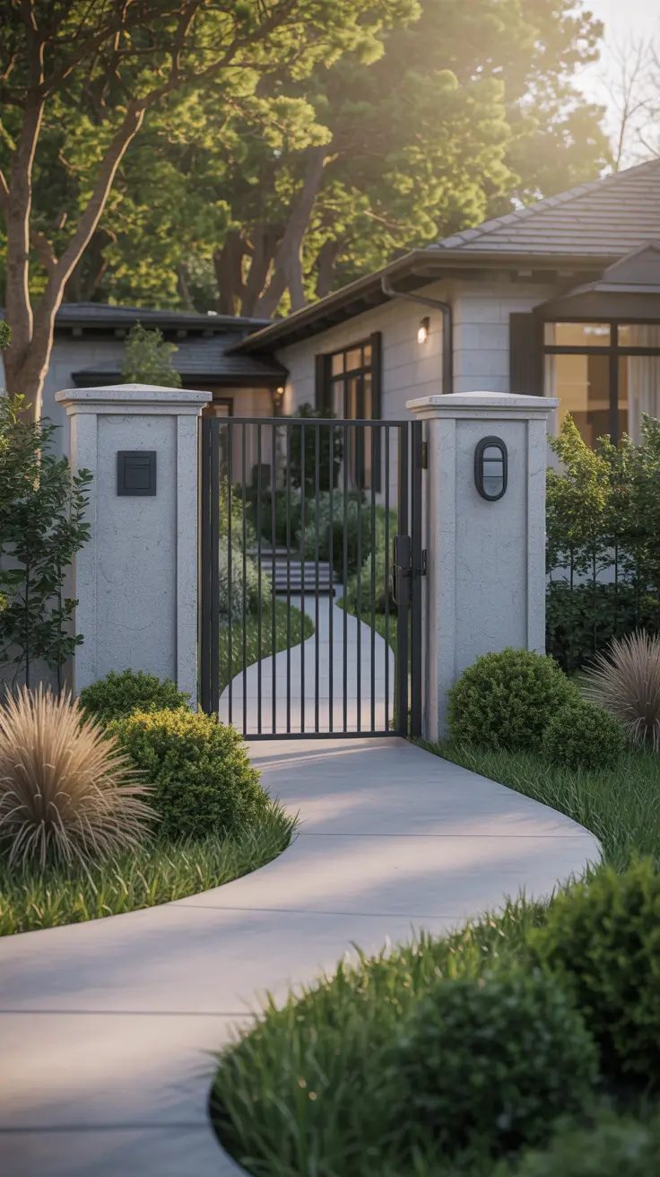 front yard gate ideas 2026 Front Yard Landscaping Ideas With Gate And Layered Greenery
