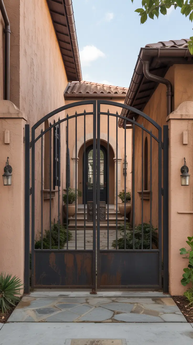 front yard gate ideas 2026 Front Yard Courtyard Entrance Gate Design Ideas With European Flair