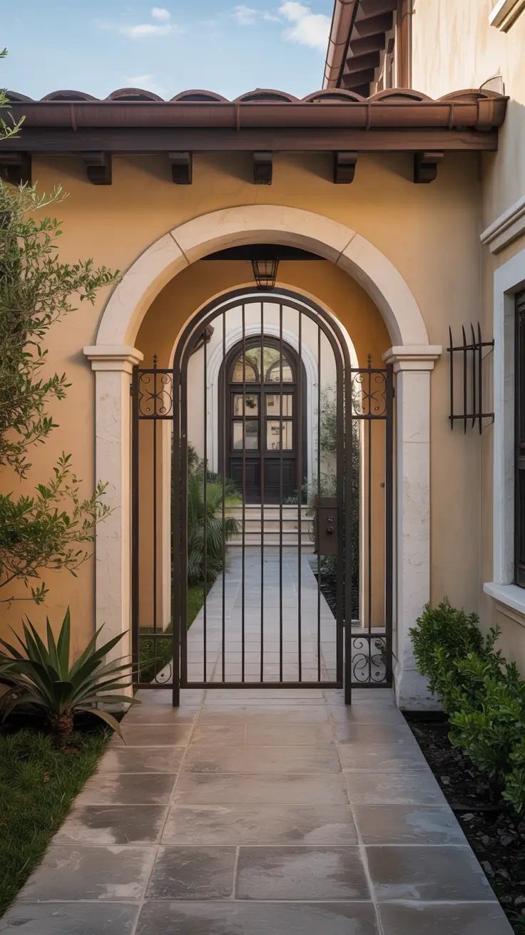 front yard gate ideas 2026 Front Yard Courtyard Entrance Gate Design Ideas With European Flair