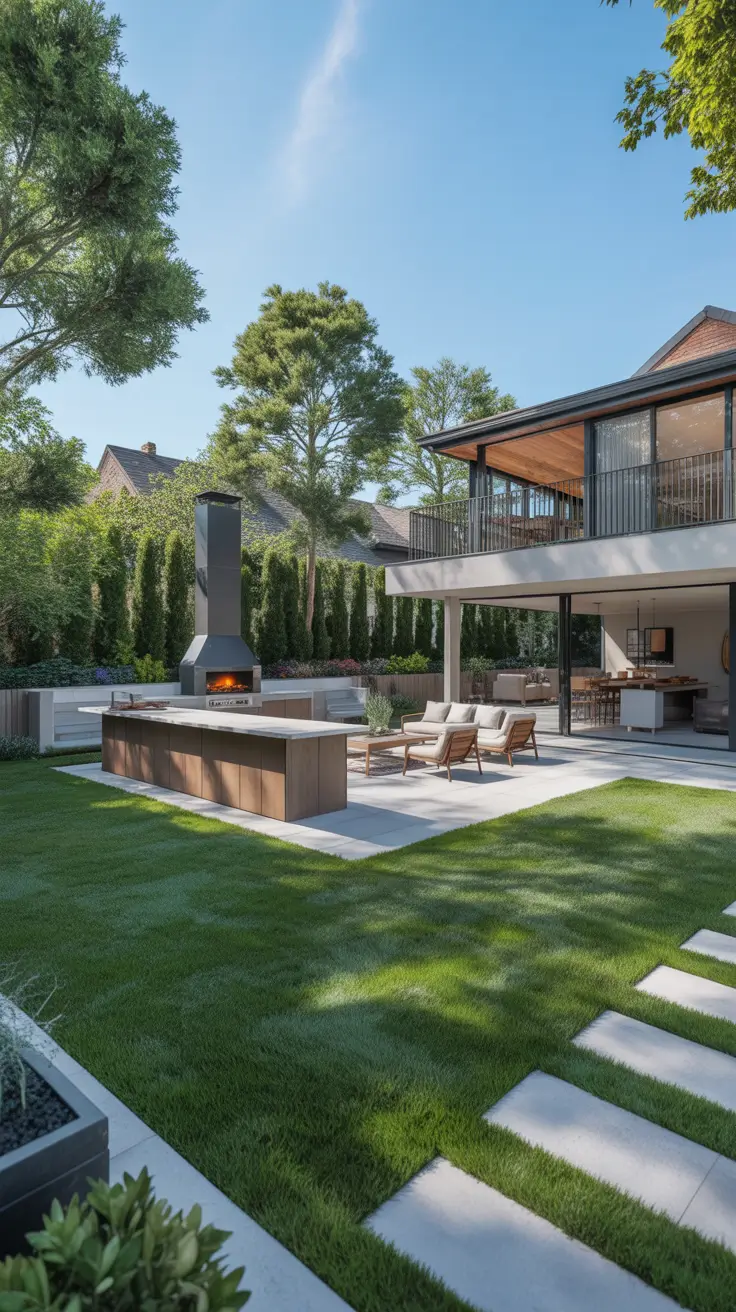 garden barbecue area 2026 Garden With Barbecue Area Ideas For Seamless Outdoor Living