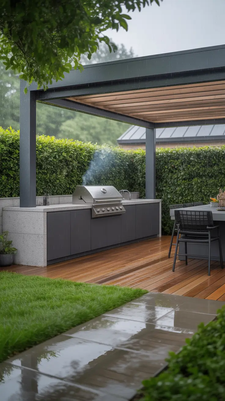 garden barbecue area 2026 Garden Barbecue Area Uk Modern Design Inspiration