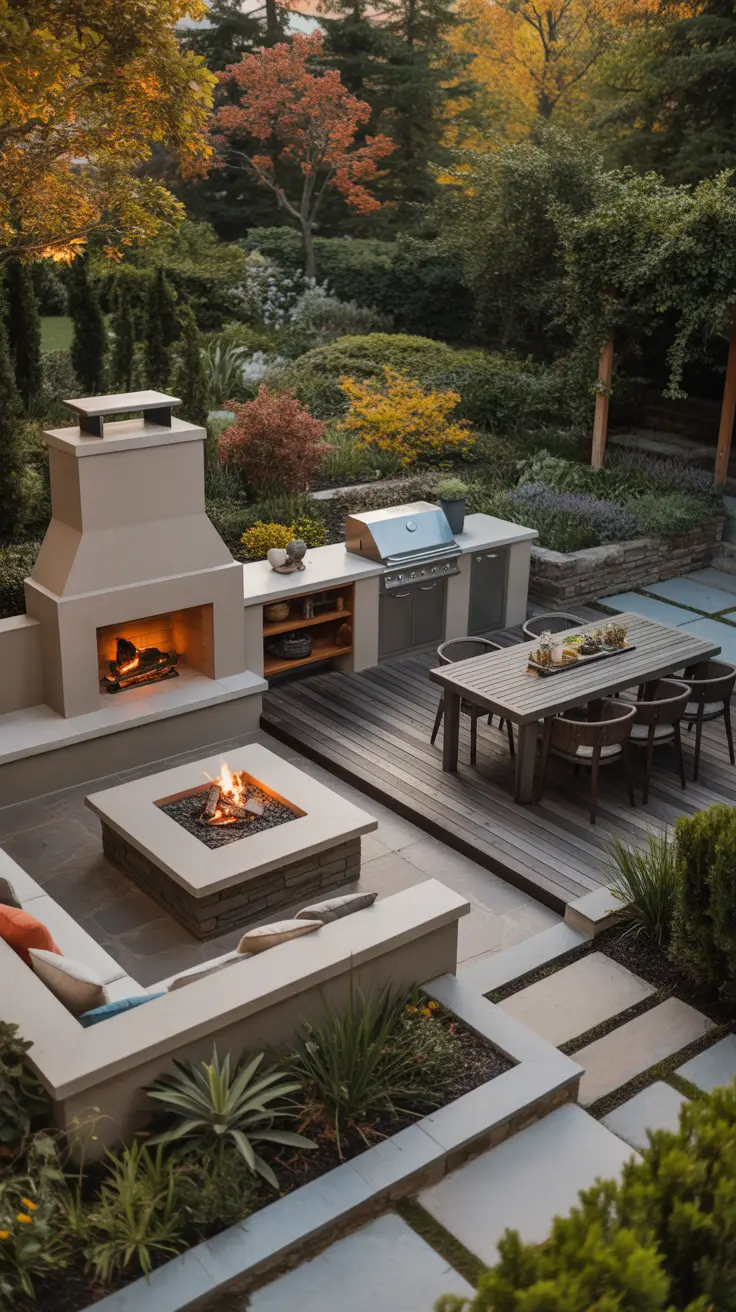garden barbecue area 2026 Creative Garden Barbecue Area Ideas With Outdoor Fireplaces