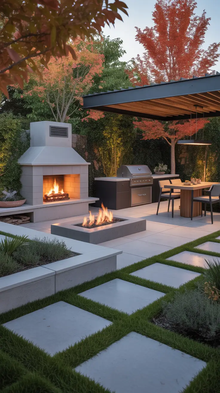 garden barbecue area 2026 Creative Garden Barbecue Area Ideas With Outdoor Fireplaces
