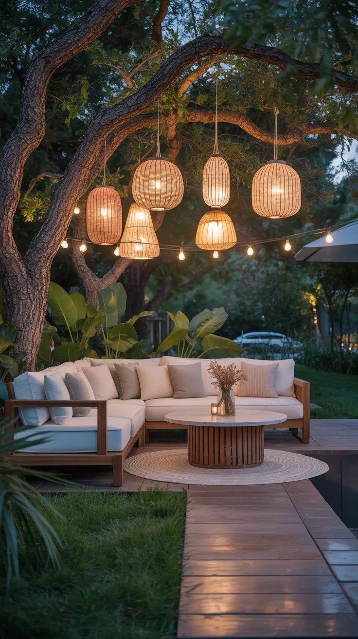 garden lights ideas 2026 Outdoor Tree And Hanging Garden Lights Ideas