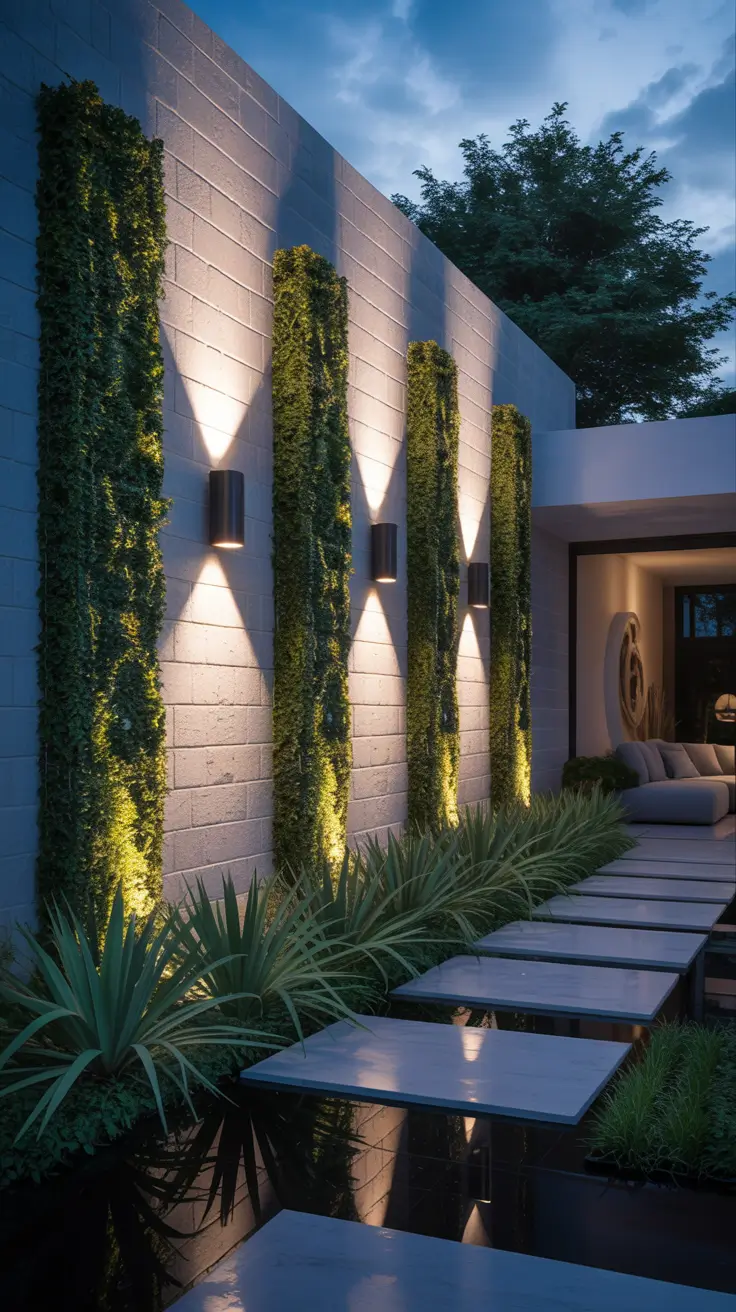 garden lights ideas 2026 Outdoor Wall Garden Lights Ideas For Vertical Drama