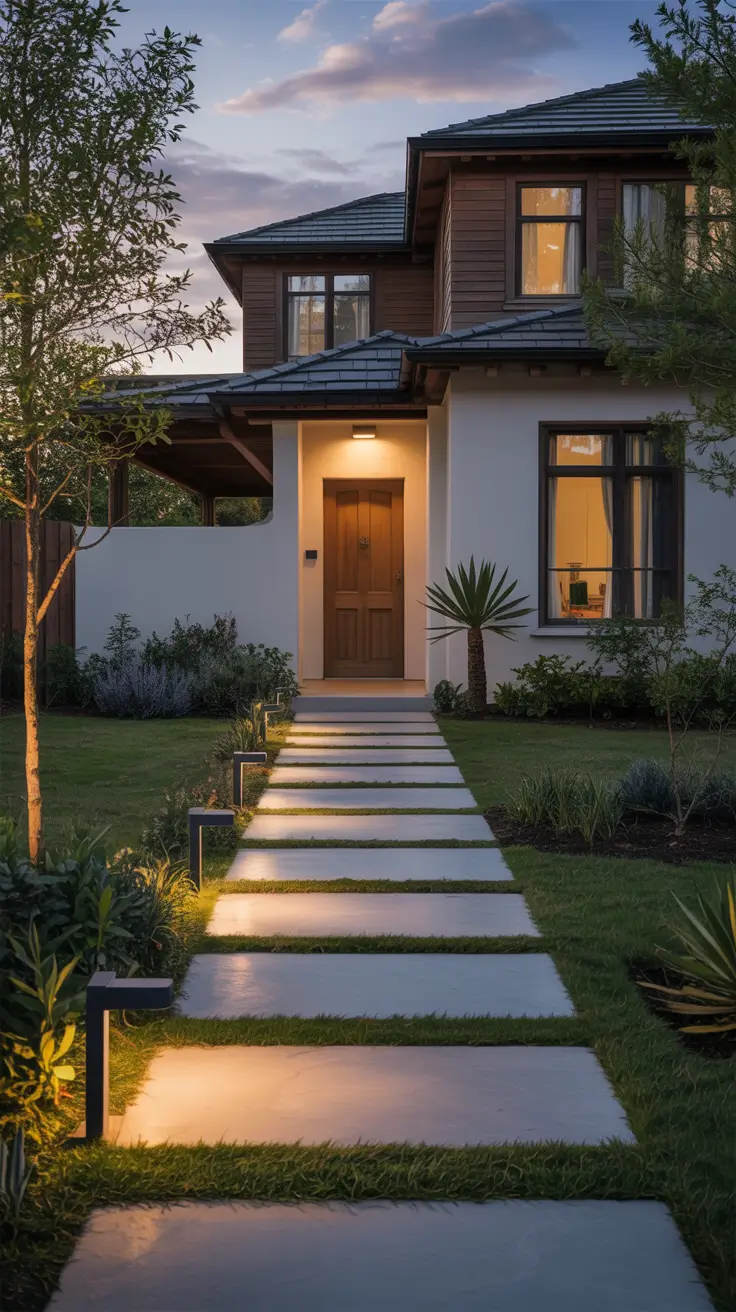 garden lights ideas 2026 Front Garden Lights Ideas For Welcoming Pathways