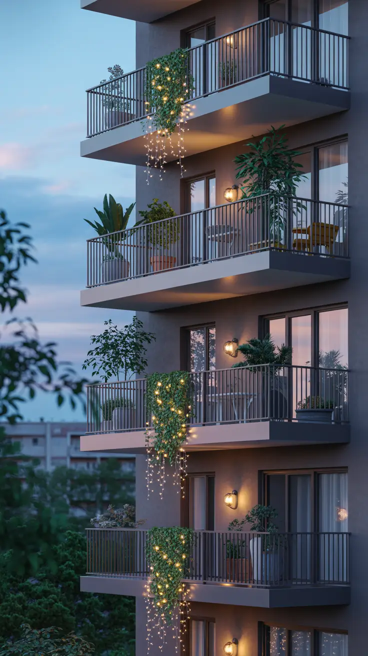 garden lights ideas 2026 Balcony Garden Lights Ideas For Cozy Urban Evenings