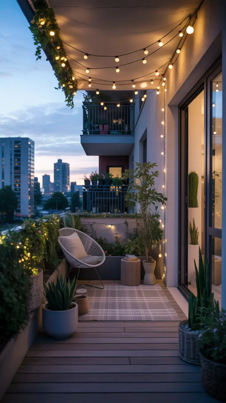garden lights ideas 2026 Balcony Garden Lights Ideas For Cozy Urban Evenings