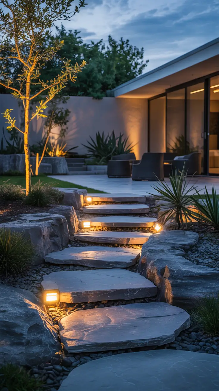 garden lights ideas 2026 Garden Steps And Slope Lights Ideas For Safe Night Navigation