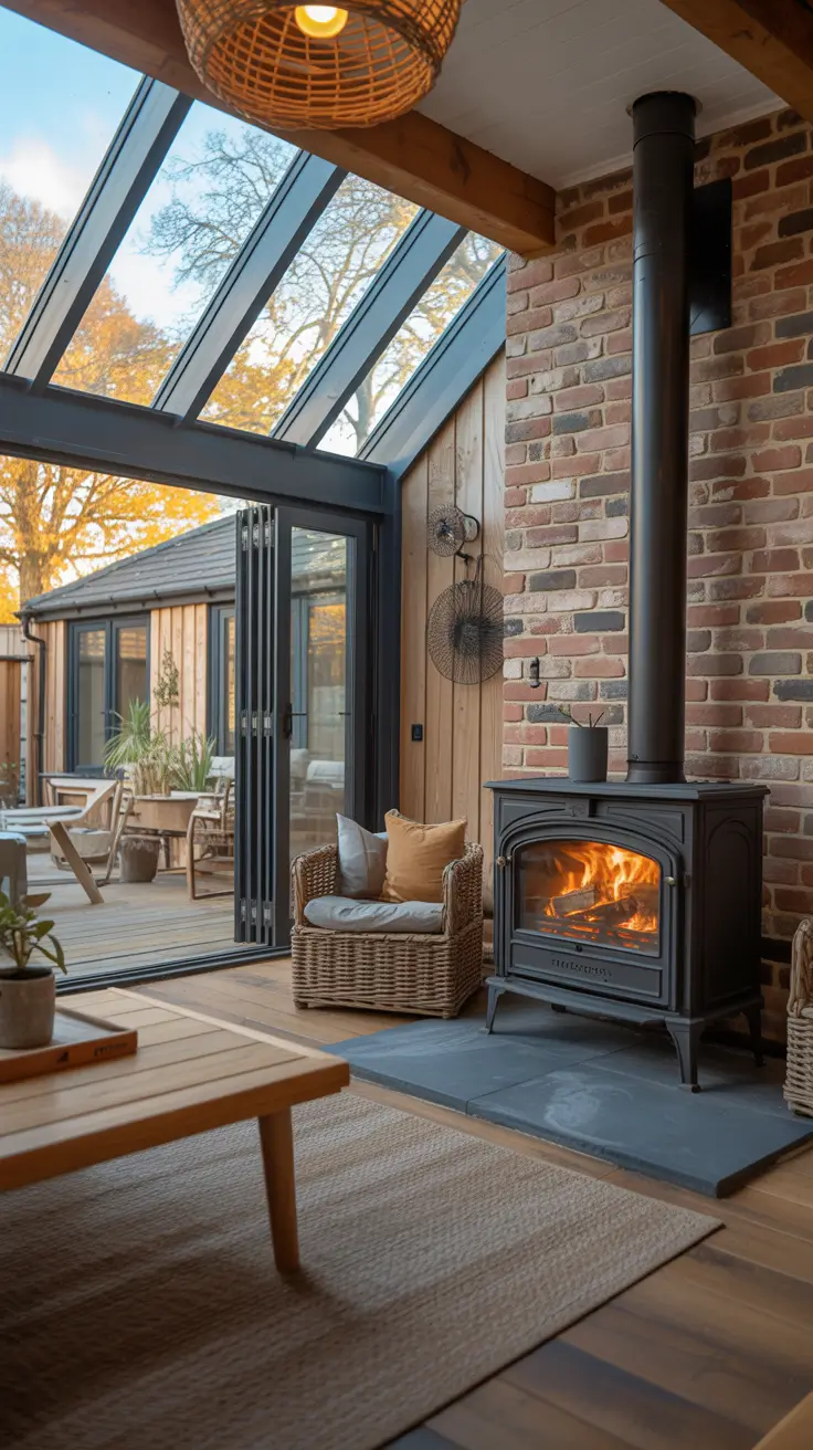 garden room extensions 2026 Garden Room Extensions With Fireplace And Brick Features