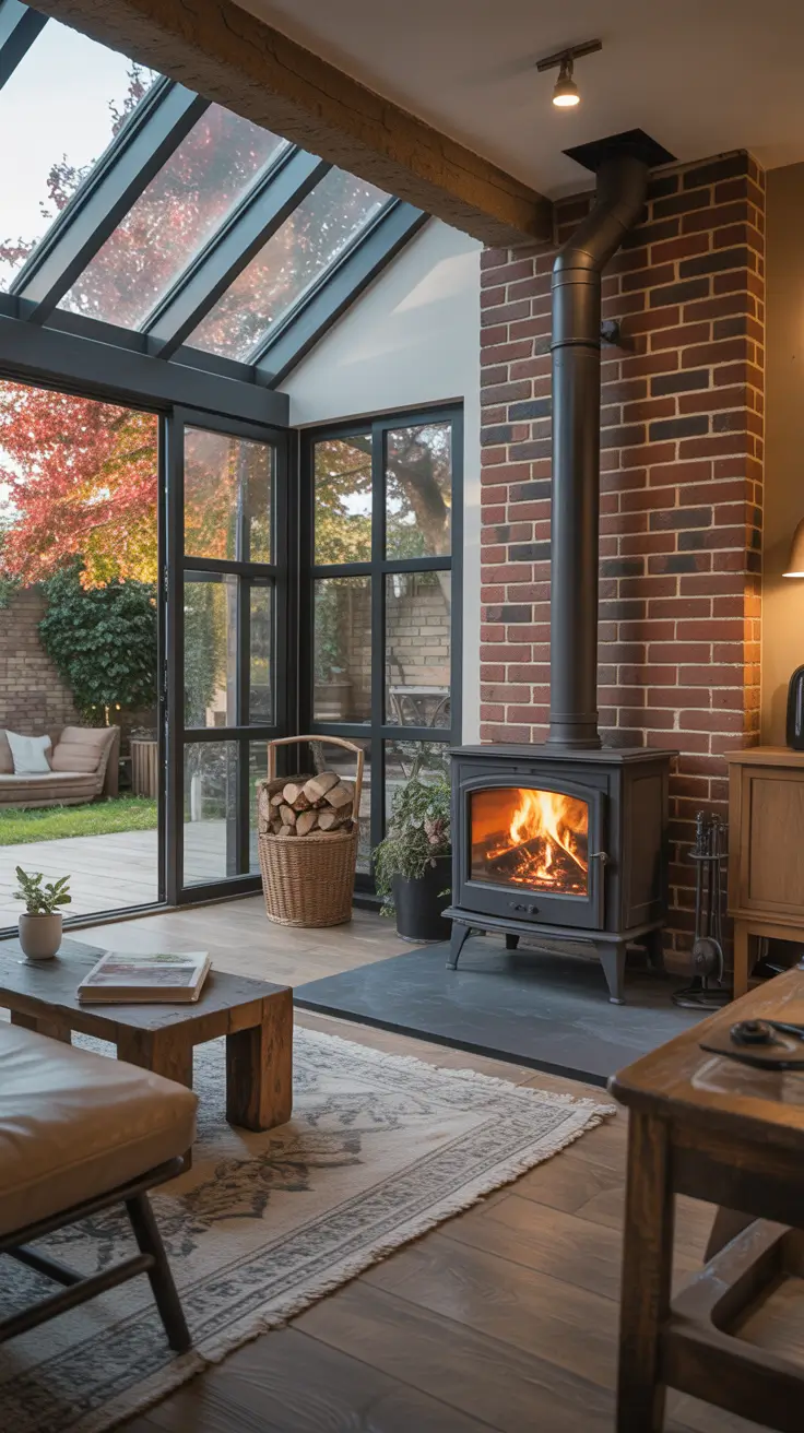 garden room extensions 2026 Garden Room Extensions With Fireplace And Brick Features