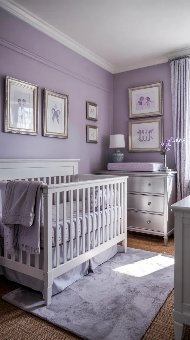 girls nursery ideas 2026 Girls Nursery Ideas Purple With Classic Lavender Charm