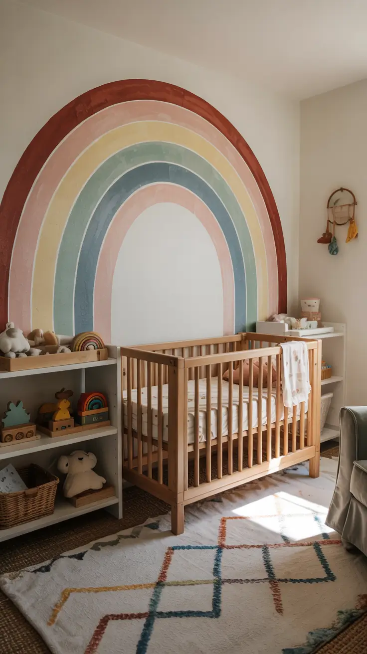 girls nursery ideas 2026 Girls Nursery Ideas Rainbow With Soft Modern Pastels