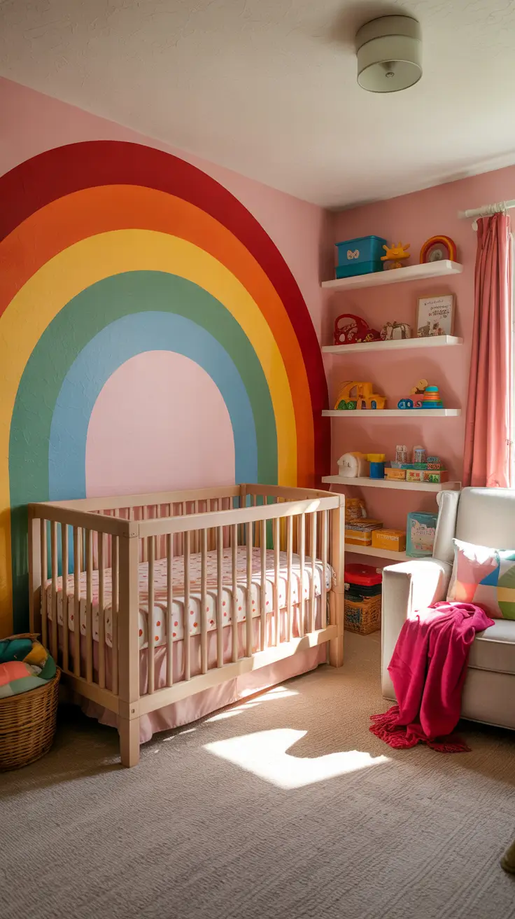 girls nursery ideas 2026 Girls Nursery Ideas Rainbow With Soft Modern Pastels