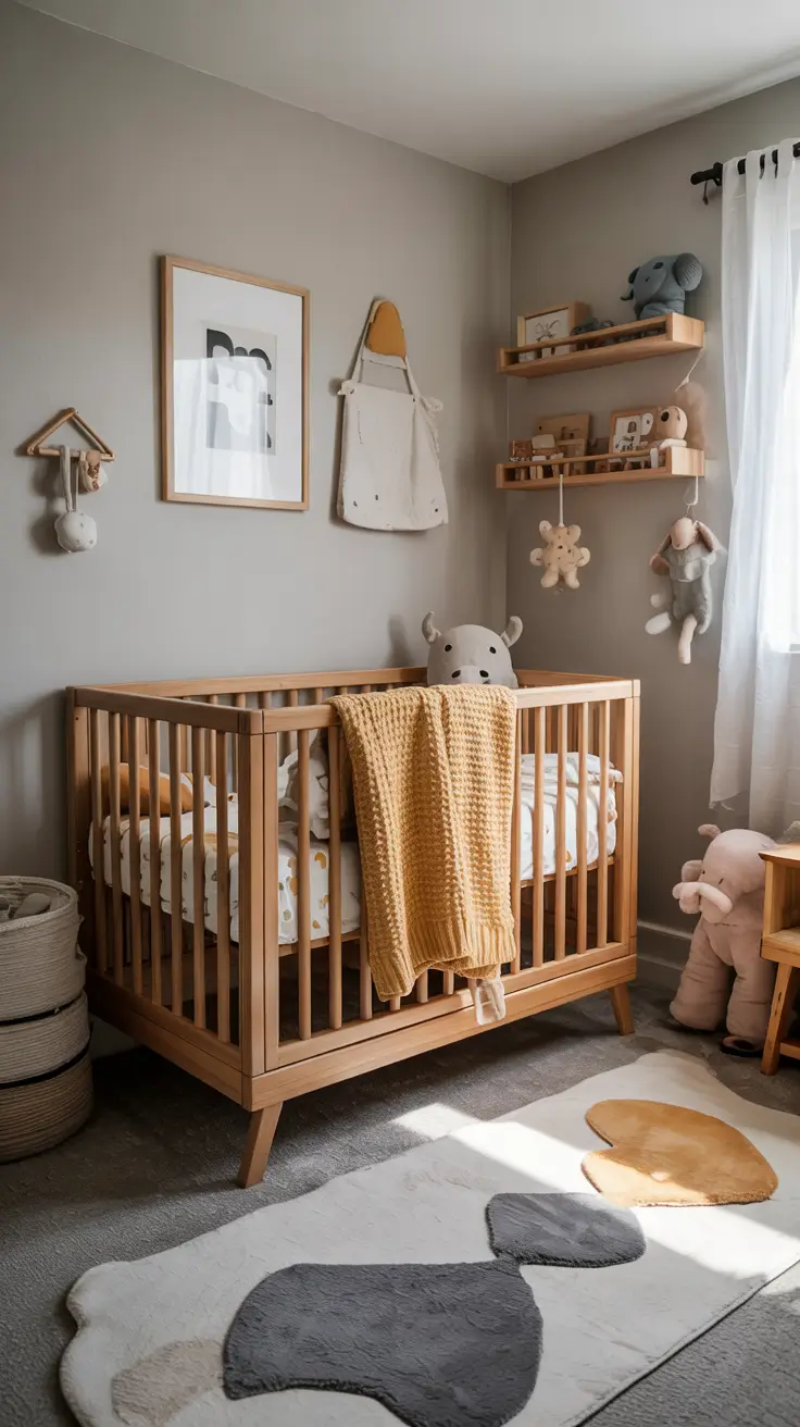 girls nursery ideas 2026 Girls Nursery Ideas Neutral Gray With Soft Cozy Accents