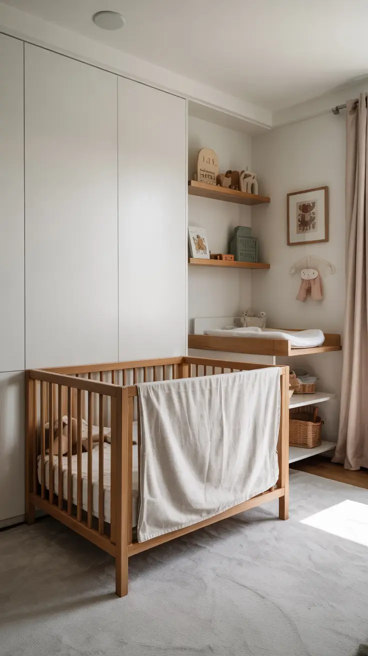 girls nursery ideas 2026 Girls Nursery Ideas Built-In Storage With Clean Modern Lines