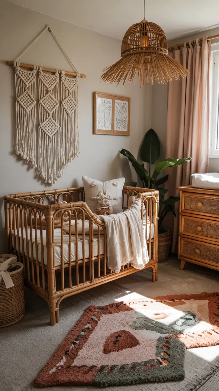 girls nursery ideas 2026 Girls Nursery Ideas Boho With Natural Textures And Warm Neutrals
