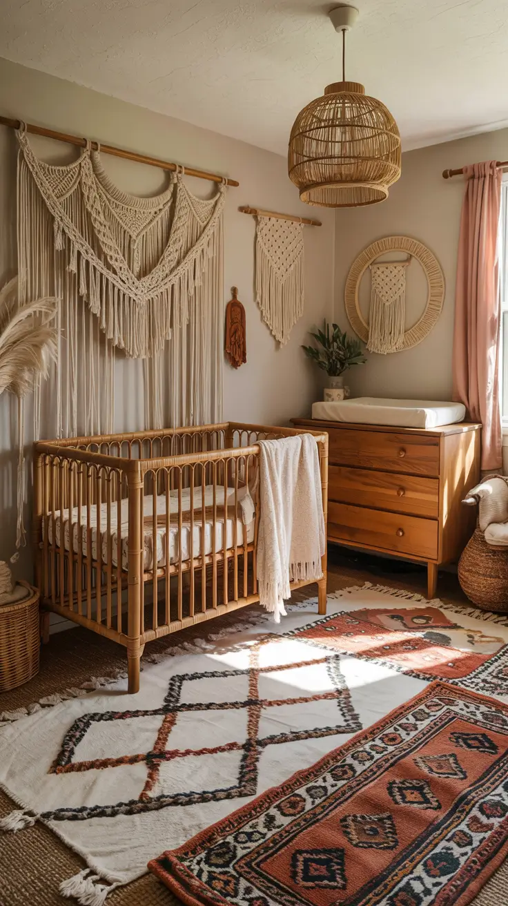 girls nursery ideas 2026 Girls Nursery Ideas Boho With Natural Textures And Warm Neutrals
