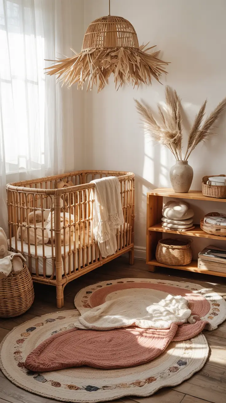 girls nursery ideas 2026 Girls Nursery Ideas Boho With Natural Textures And Layers