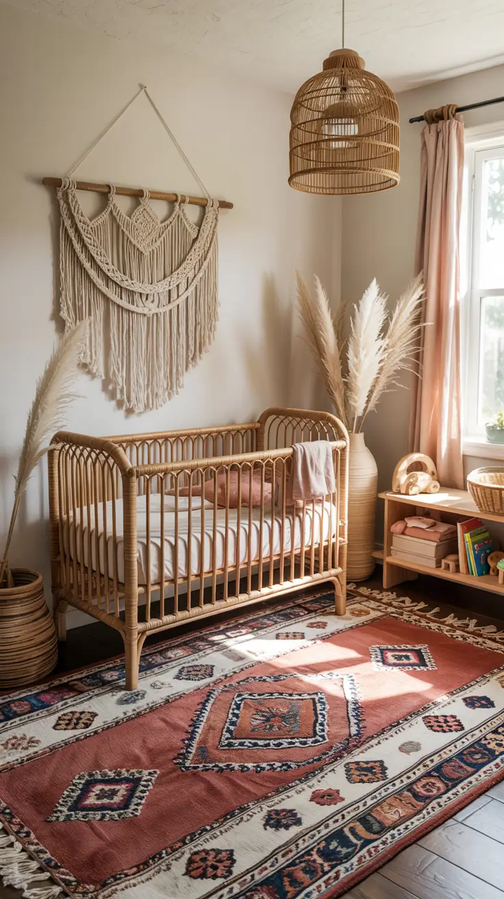 girls nursery ideas 2026 Girls Nursery Ideas Boho With Natural Textures And Layers