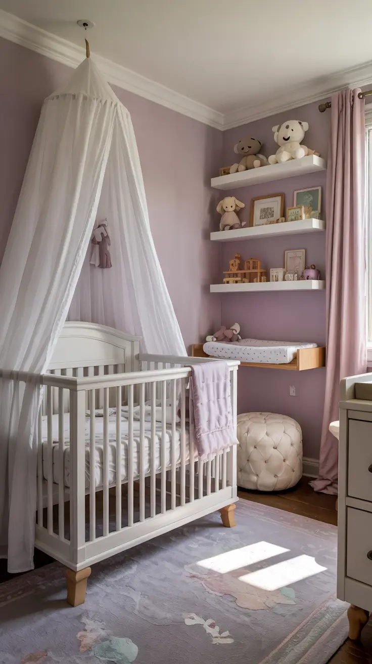 girls nursery ideas 2026 Girls Nursery Ideas Purple With Dreamy Lavender Accents