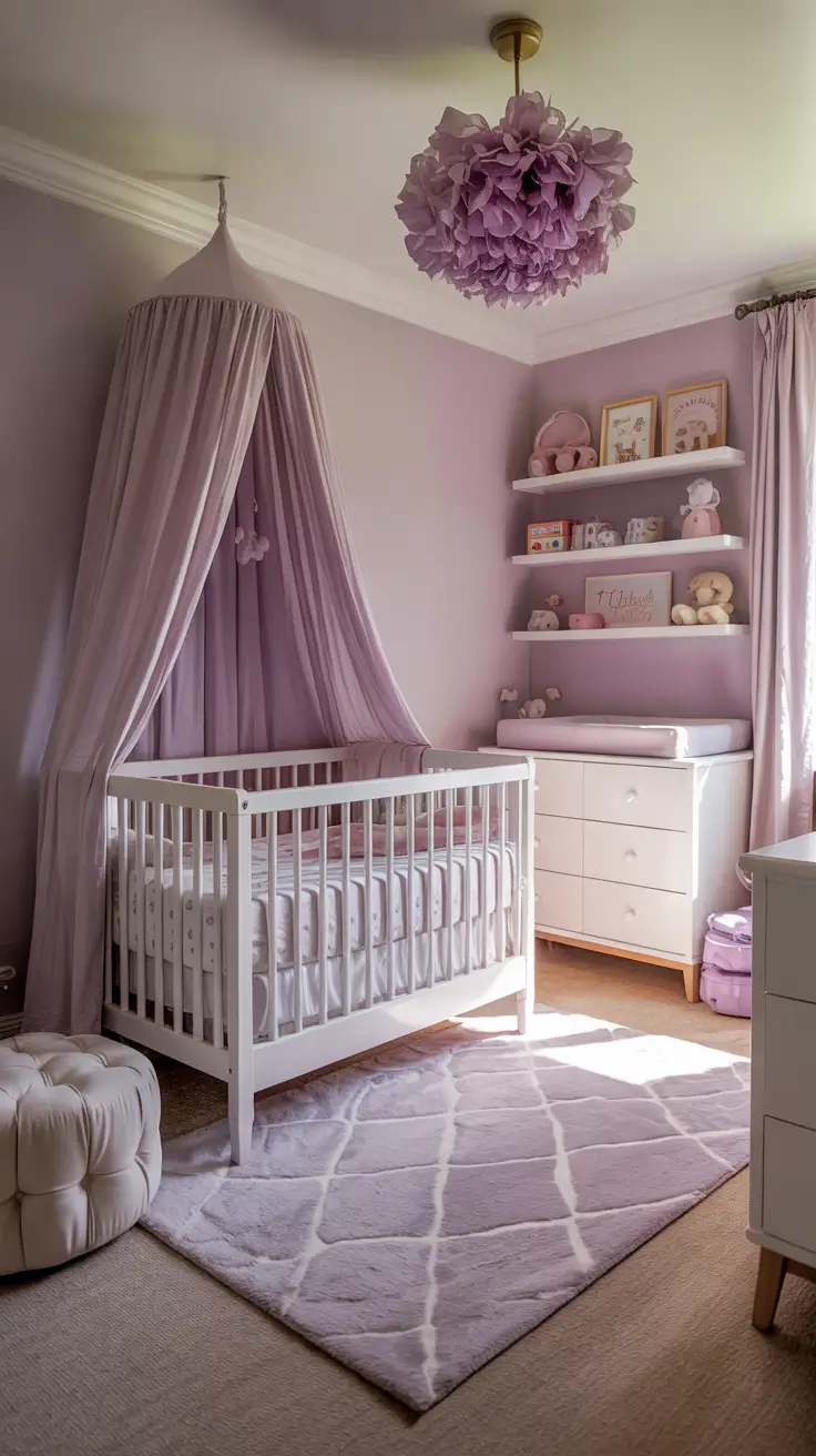 girls nursery ideas 2026 Girls Nursery Ideas Purple With Dreamy Lavender Accents